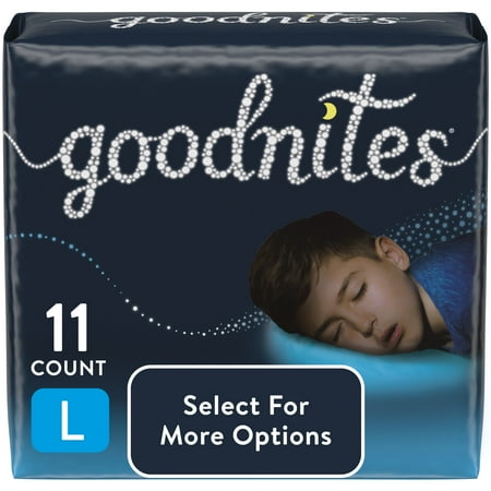 UPC: 0036000533620 | Goodnites Nighttime Bedwetting Underwear for Boys L 11 Ct (Select for More Options)
