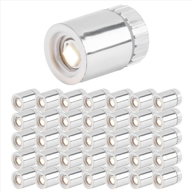 36 Luces en Miniatura para Casa de Muñecas, Luces LED en Miniatura para Manualidades, Mini Focos con Pilas ( Cálido)