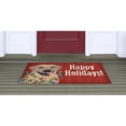 thumbnail image 2 of Liora Manne Frontporch Happy Holidays Red Indoor Outdoor Area Rug 4x6, 2 of 2