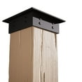 thumbnail image 3 of Ekena Millwork 18"W x 8'H River Wood Endurathane Faux Wood Non-Tapered Square Column Wrap with Faux Iron Capital & Base, 3 of 20