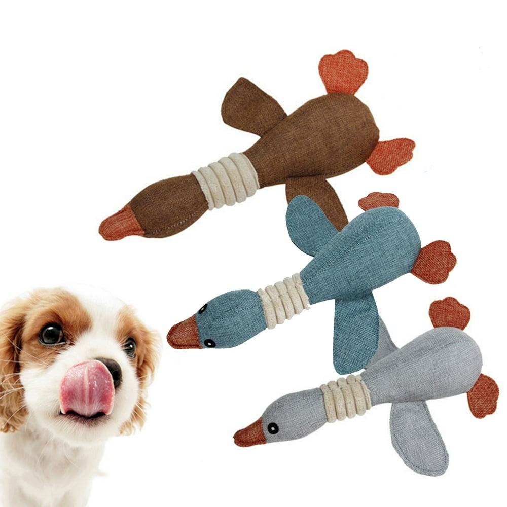 SPRING PARK Dog Chew Squeak Toys for Strong Aggressive Chewers Small Breed and Plush Squeaky
