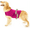 Rose Red, variant on Dog Anxiety Vest, Soft Breathable Dog Anxiety Relief Jacket Calming Coat Thunder Dog Wrap for Anxiety Stress Relief Dog Anxiety Jacket Skin-Friendly Dog Anti Anxiety Calming Shirt for Thunder