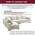 thumbnail image 4 of Sofa Covers for Living Room Elastic Solid Corner Couch Cover L Shaped Chaise Longue Slipcovers Chair Protector 1/2/3/4 Seater, 4 of 7
