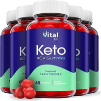 (5 Pack) Vital Keto ACV Gummies - Apple Cider Vinegar Supplement for Weight Loss - Energy & Focus Boosting Dietary Supplements for Weight Management & Metabolism - Fat Burn - 300 Gummies