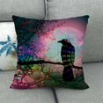 thumbnail image 1 of Fiudx Ofertas Flash Artículos En Oferta Fundas De Almohada Con Estampado De Pájaros, Funda De Cojín De Sofá De Lino, Decoración Del Hogar, Núcleo De Almohada, 1 of 2