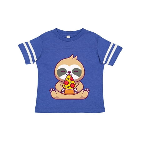

Inktastic Sloth Pizza Boys or Girls Toddler T-Shirt