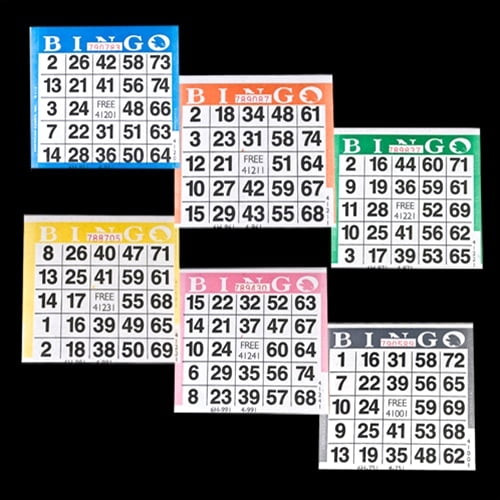 Sun Bingo Game Card