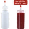 thumbnail image 5 of Squeeze Bottle, Shekure 30Pcs 4 Oz Premium Food Grade Plastic Bottles with Squeeze Top Caps Include 2 Labels and 1 Pen for Icing Cookie Decorating Sauces Condiments Arts Crafts BPA Free, 5 of 8