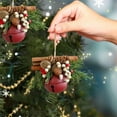 thumbnail image 6 of DefiDgd Christmas Bow Bells Hanging Ornament,Christmas Tree Topper Xmas Bell Pendant Decorative,Holiday Tree,Kitchen,Door,Wall,Wreath Hanging Ornament,Party Decoration(G), 6 of 6