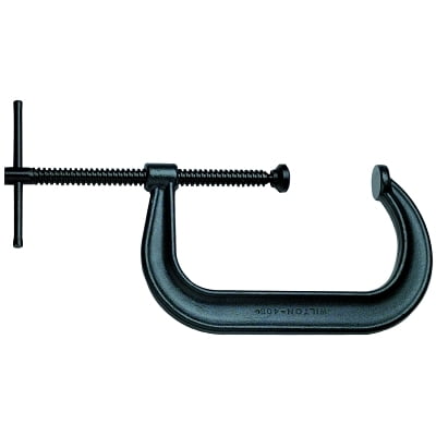 400 Series C-Clamp, Sliding Pin, 2-1/4 in Throat Depth | Bundle of 2 Each