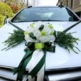 thumbnail image 4 of 12 Pieces Wedding Car Decorations Silk Bows, 4 of 8