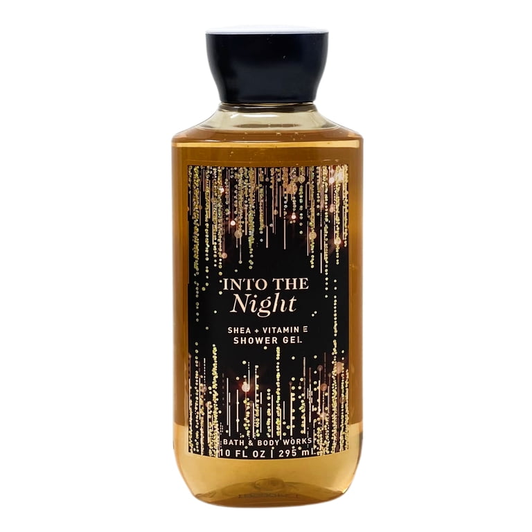 Bath and Body Works Into The Night Gold Woven Basket 5 Piece Gift