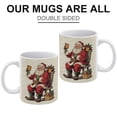 thumbnail image 3 of Christmas Coffee Mug - Christmas Santa Claus Mug - 330 ml / 11 oz White Ceramic Cup - Tea Cup for Xmas Party, 3 of 8