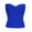 Dark Blue, variant on Women's Tube Top Summer Twisted Knot Front Knit Bandeau Strapless Ribbed Sleeveless Crop Tank Top (S-3XL) White S