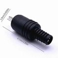 thumbnail image 2 of 2 piezas de adaptadores de audio negros para altavoces macho, herramientas de alimentación de señal, mini accesorios, conector DIN con terminales de tornillo de 2 pines, 2 of 5
