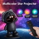 thumbnail image 3 of DAYBETTER Proyector Estrellas Galaxia Astronauta, Luces Led Dormitorio c/ Temporizador y Ctrl Remoto, Luz Noche Nebulosa Estrellada p/ Niños, Cumpleaños, Día de San Valentín Negro, 3 of 7