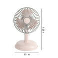 thumbnail image 3 of Newxiaaa Baby Stroller Fan RechargeableSmall Bedside Fan High Speed Portable Fan Portable Bladeless Neck Fans for Travel (Blue), 3 of 6