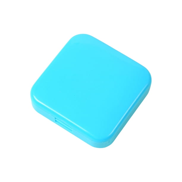 Mini Caja de Almacenamiento Resistente a la Humedad Del Organizador de Viajes de Joyería con 2 Compartimentos, Contenedor Independiente Portátil Y Desmontable para la Caja Del Organizador de Viajes De