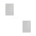 thumbnail image 1 of Injueey Window Blinds Trimmable Blocking Rolling Blackout Fabric Shade Removable Bedroom Sun Non-woven Reusable Vehicle Curtain Drape Blanco 90x180cm 2piezas, 1 of 6