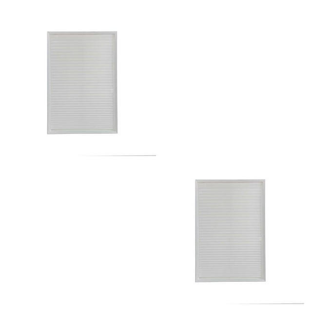 Injueey Window Blinds Trimmable Blocking Rolling Blackout Fabric Shade Removable Bedroom Sun Non-woven Reusable Vehicle Curtain Drape Blanco 90x180cm 2piezas