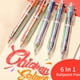 thumbnail image 5 of Bolígrafo Multicolor 6 en 1 Colorido Primavera Diseño retráctil 0.5mm Bolígrafo Regalo Scrapboo MABOTO Bolígrafo, 5 of 7