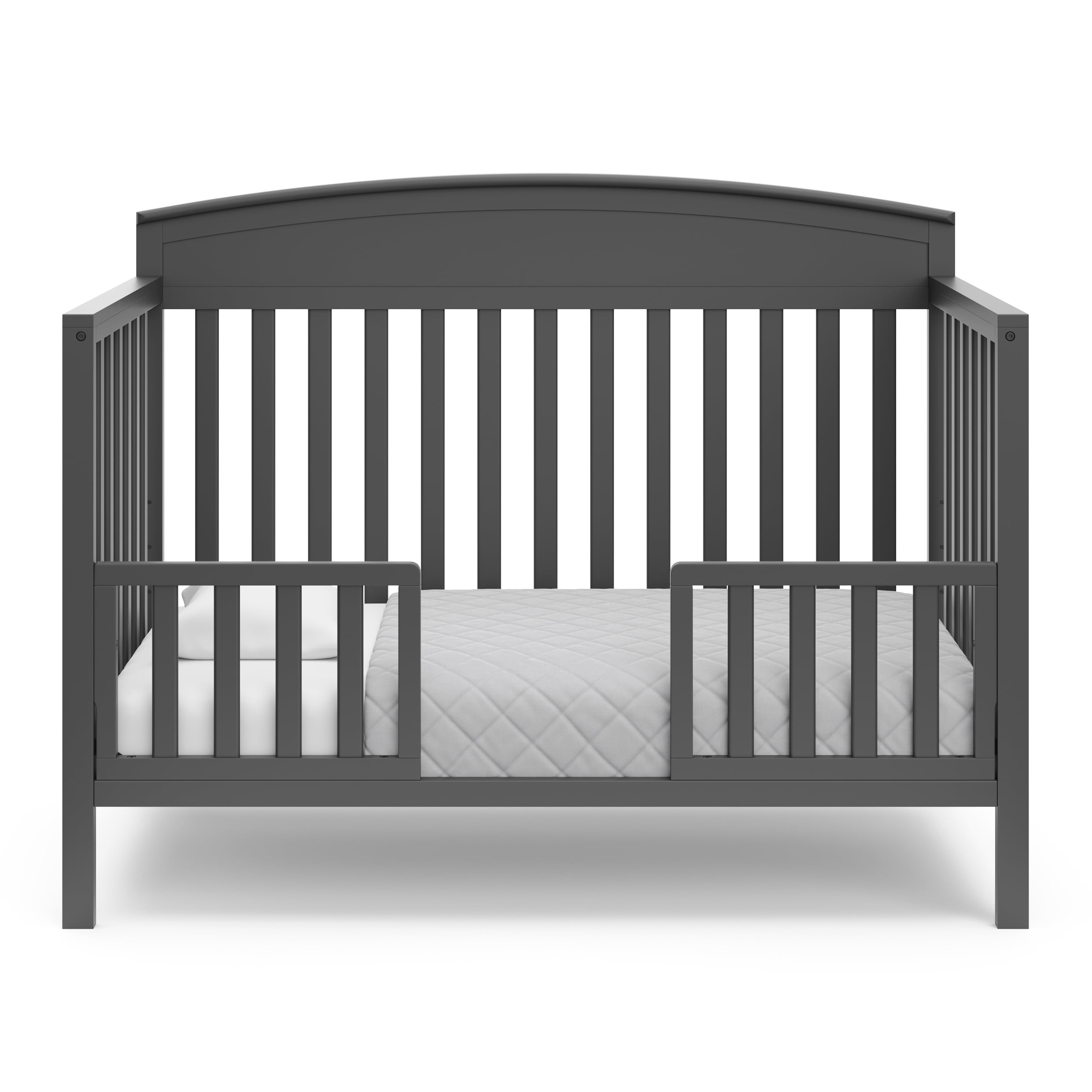 Graco Benton 5-in-1 Convertible Baby Crib, Gray