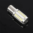 thumbnail image 6 of 3X BA15S 12V White LED Sidelight Indicator Car Light Bulb 1156 P21W Silver 33-LED, 6 of 8