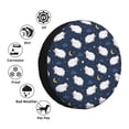 thumbnail image 4 of Fotbe Cute Sheep 1 Funda de Llanta de Repuesto con Estampado, Engrosada, Ajuste Universal para Jeep, Remolque, RV, SUV, Camión-16 inch, 4 of 6