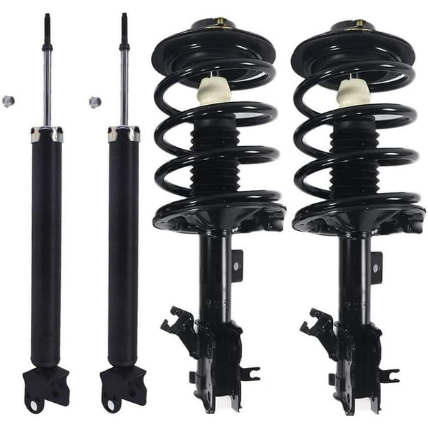 4PC Complete Front Strut & Coil Spring and Rear Absorber Shocks Set for 20072012 Nissan Altima