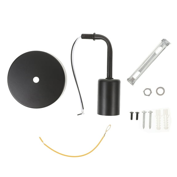 Guiyong Light Fixture Metal Wall Lamp Base Lamp Holder Chic Metal Screw Lamp Accessory