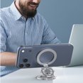 thumbnail image 4 of Foldable Double Sided Magnetic Cell Phone Stand,360° Adjustable Alloy Phone Holder for iPhone 17 16 15 14 13 Pro Max,Samsung Galaxy,All Smartphones,Decompression Fingertip Gyroscope, 4 of 7