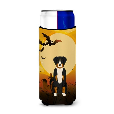 

Carolines Treasures BB4309MUK Halloween Appenzeller Sennenhund Michelob Ultra Hugger for slim cans Slim Can