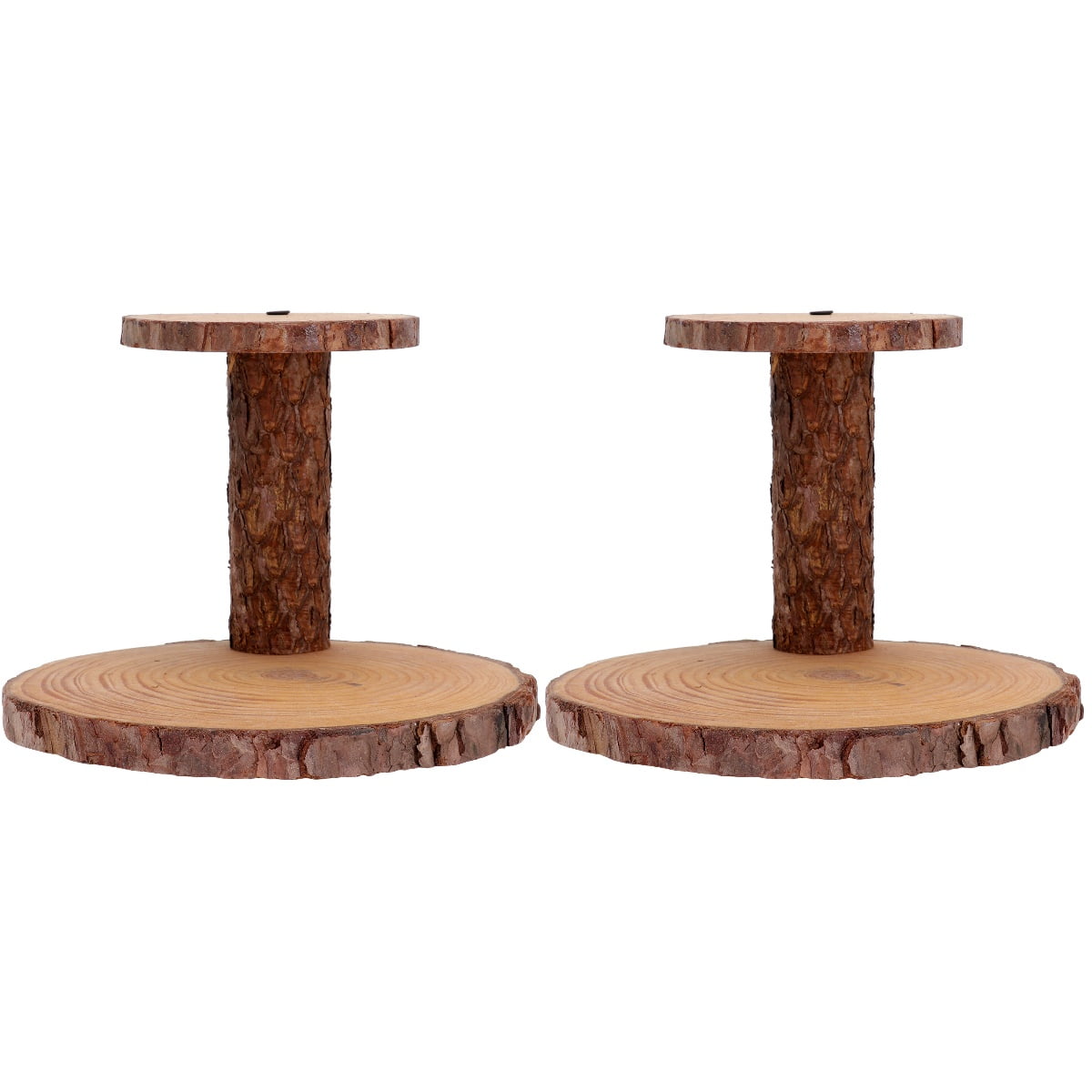 Serving Tray Holder Party Wood Dessert Wedding Rustic Board Table