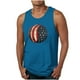 thumbnail image 1 of Tanques para Hombre de Verano Suelto Cuello Redondo de Algodón Poliéster Desgaste Casual, Camisa sin Mangas Deportivas de los Hombres para Diario Y Al Aire Libre, 1 of 4