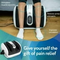 thumbnail image 4 of Cloud Massage Shiatsu Foot Massager Machine - Stress Relief Gifts - Deep Kneading Heated Massager - for Diabetic Foot Pain Relief, Neuropathy, Plantar Fasciitis, Feet & Calf Circulation (with Remote), 4 of 5