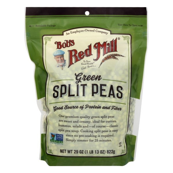 Bob's Red Mill - Peas Split Green - Case Of 4-29 Oz