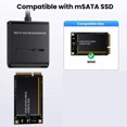 thumbnail image 2 of Cable MSATA Easy Drive Tipo C para Minicaja de Disco Duro Externo de 6 Gbps, Cable para Unidad de Estado Sólido de Alta Velocidad, A, 2 of 5