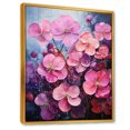 thumbnail image 2 of Designart "Fantasia In Neon I" Violets Floater Framed Wall Decor, 2 of 5