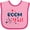 Pink and Fuchsia, variant on Inktastic 4th of July Boom Y'all with Red White and Blue Stars Boys or Girls Baby Bib
