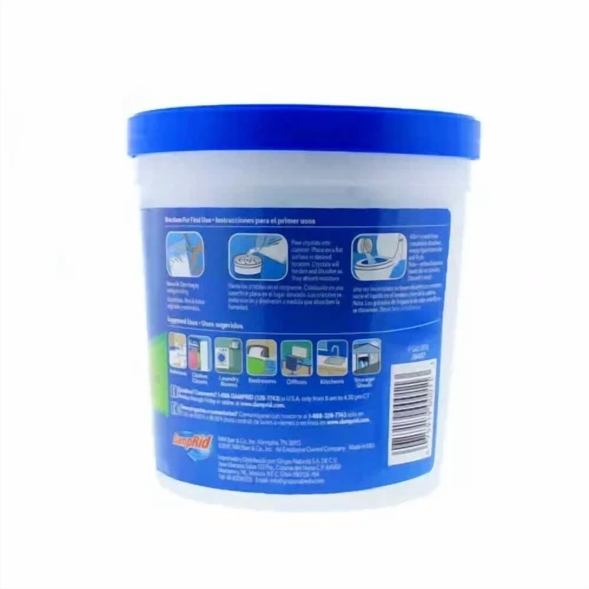 CRESTIN- Damprid Fresh Scent 10.5 Oz. Tubs - Refillable Moisture Absorber - 2 Pack
