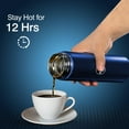 thumbnail image 5 of Ben Din Clothing LED Temperature Display Water Bottle Thermos 16 oz - Blue, 5 of 6