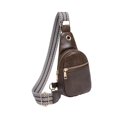 thumbnail image 1 of Bag Women Crossbody Backpack Chest Bag Adjustable Shoulder Strap Versatile Dark Camel, 1 of 8