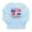 Sky Blue, variant on CafePress - Half Dominican 100% Cute Long Sleeve T Shirt - Long Sleeve Infant T-Shirt