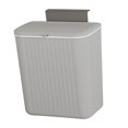 thumbnail image 4 of stanreset Kitchen Waste Compost Bin Multifunction Holder for Cabinet Door Countertop Grey 9L, 4 of 9