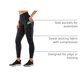 thumbnail image 4 of Leggings CRZ YOGA tiro alto 25" con bolsillos gris oscuro XXS, 4 of 5
