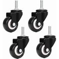 thumbnail image 1 of M8x25mm Trolley Swivel Caster Cabinet 4pcs, 1 of 5