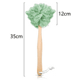 thumbnail image 2 of Shower Sponge Loofah Back Scrubber, PE Soft Mesh Loofah Body Scrubber, 2 of 5