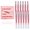 12-pack,Red, variant on 0.5MM Tip Gel Pens,1500M Long-Lasting Black Ink, Unbreakable Bendable Tip, Smooth No-Smear Writing (6-pack, Black)