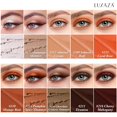 thumbnail image 3 of Barra de sombra de ojos LUXAZA PRO, 10 unidades, crema marrón mate brillante, 3 of 8