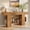 Oak-B, variant on Frmobepts Fluted Console Table, Farmhouse 63" Long Narrow Entryway & Sofa Tables for Hallway, Tall Accent Table Behind Couch for Foyer Living Room, Black